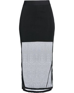 Liviana Conti Midi Skirt Virgin Wool, Polyester - Black