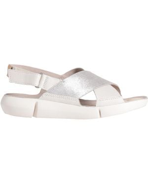 Clarks Sandals Leather - Natural