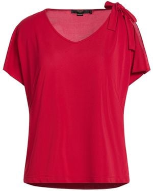 SEVENTY VENEZIA Burgundy T-Shirt Polyester, Elastane - Red