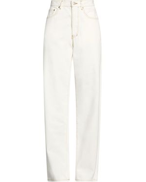 Dries Van Noten Cream Jeans Cotton - White