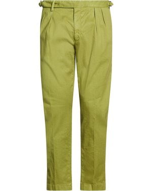 Boglioli Pants Linen, Cotton, Elastane - Green