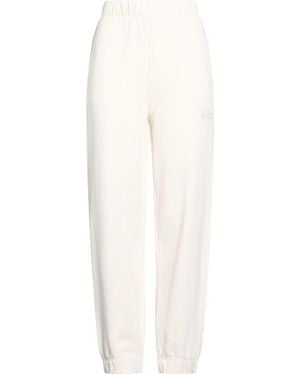 Ganni Pants Recycled Cotton, Recycled Polyester - White