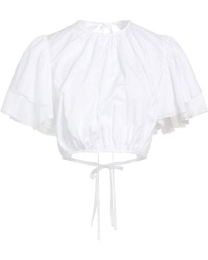 Alexandre Vauthier Top Cotton - White