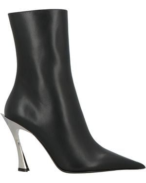Mugler Ankle Boots Leather - Black