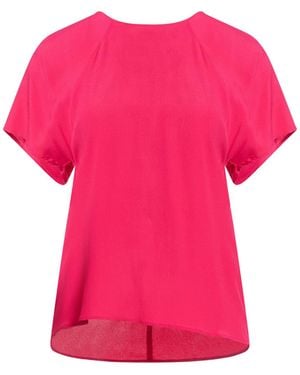 Semicouture Top Acetate, Silk - Pink