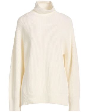 Alpha Studio Turtleneck Wool, Viscose, Polyamide, Cashmere - White
