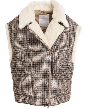 Brunello Cucinelli Light Vest Wool, Alpaca Wool, Polyamide, Ecobrass - Gray