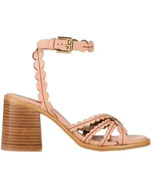 See By Chloé Blush Sandals Calfskin - Pink