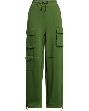 Patrizia Pepe Trousers Polyester, Cotton - Green