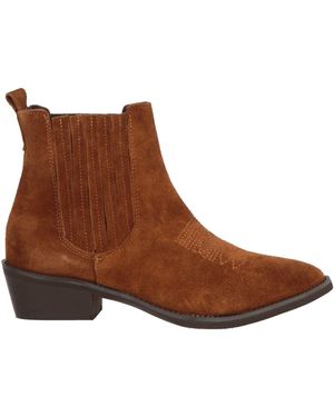 QUADRA Ankle Boots Leather - Brown
