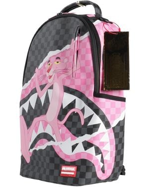 Sprayground Panther On The Run Backpack -- Backpack Pvc - Pink