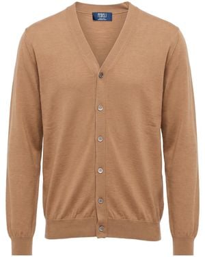 Fedeli Cardigan - Marrone