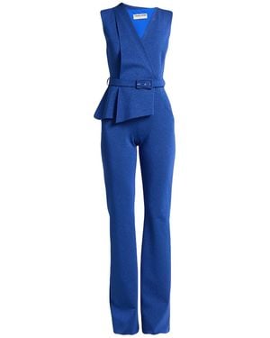 La Petite Robe Di Chiara Boni Jumpsuit Polyamide, Viscose, Elastane, Polyester - Blue