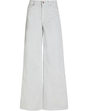 CIGALA'S Light Trousers Cotton, Tencel, Elastane - White