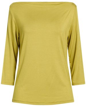 Siste's Military Top Viscose, Elastane - Yellow