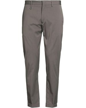 GOLDEN CRAFT 1957 Khaki Trousers Polyester, Viscose, Elastane - Grey