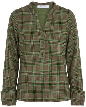 EMMA & GAIA Top Polyester, Cotton - Green