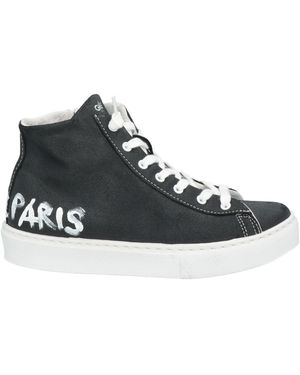 Gaelle Paris Sneakers Leather - Black
