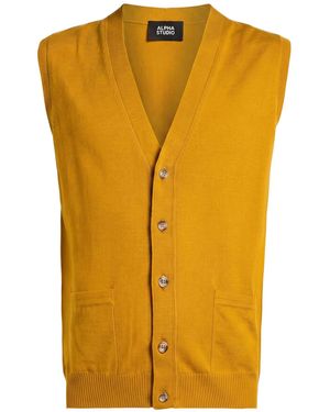 Alpha Studio Cardigan - Giallo