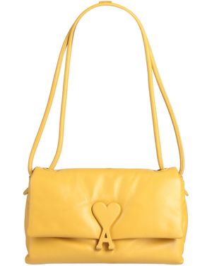 Ami Paris Shoulder Bag - Metallic