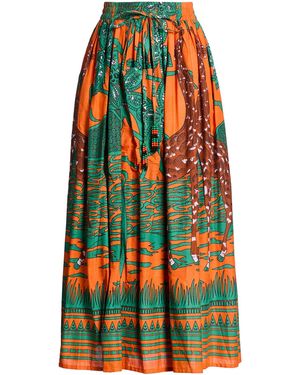 CONNOR & BLAKE Maxi Skirt Cotton - Orange