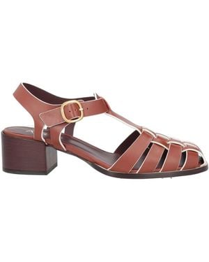 Avril Gau Sandals Leather - Brown