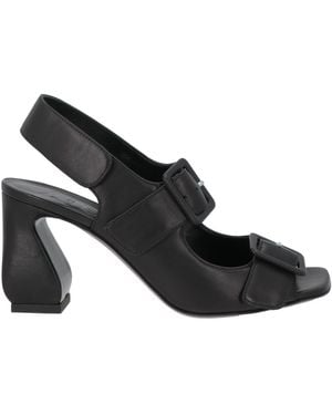 Sergio Rossi Sandals Leather - Black