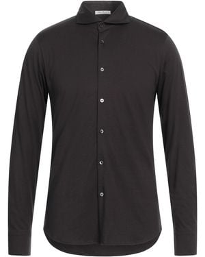 STEFAN BRANDT Dark Shirt Pima Cotton - Black