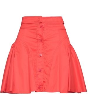 ANDREADAMO Mini Skirt Cotton - Red