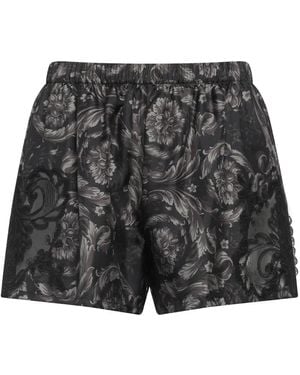 Versace Shorts & Bermuda Shorts Silk, Cotton, Viscose - Gray