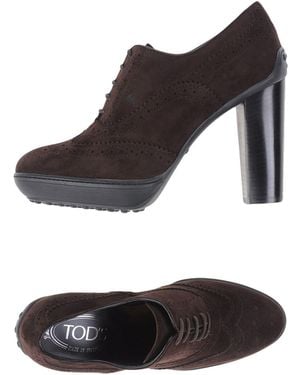Tod's Lace-Up Shoes Leather - Black