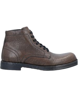 Dolce & Gabbana Stivaletti in pelle - Marrone