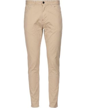 Isaia Sand Pants Cotton, Elastane - Natural