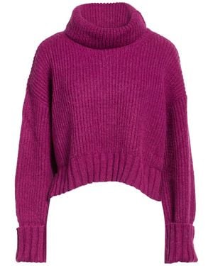 Akep Rollkragenpullover - Lila