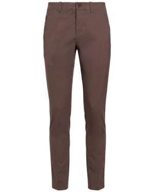 Gaelle Paris Trousers Polyester, Virgin Wool, Elastane - Brown