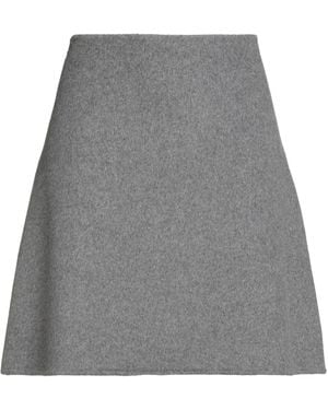 Hemisphere Mini Skirts - Gray