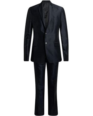 Versace Suit Cotton, Polyamide - Black