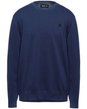 Replay Sweater Cotton - Blue