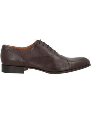 Moreschi Dark Lace-Up Shoes Leather - Brown