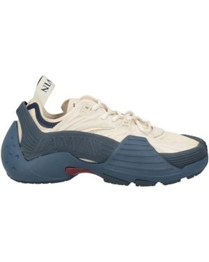 Lanvin Ivory Sneakers Polyester, Calfskin, Thermoplastic Polyurethane, Polyamide - Blue
