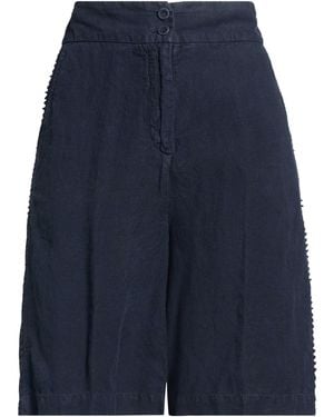 120% Lino Shorts & Bermuda Shorts - Blue
