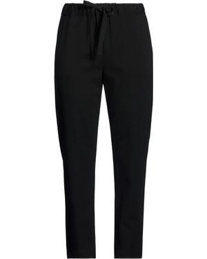 Semicouture Pants Viscose, Polyamide, Elastane - Black