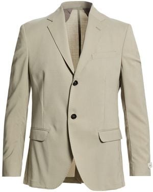 BE ABLE Blazer Virgin Wool, Polyester, Elastane - Natural