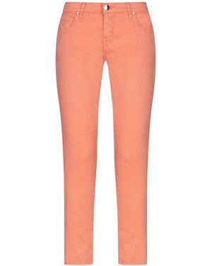 Jacob Cohen Jeans Cotton, Linen, Elastane - Orange