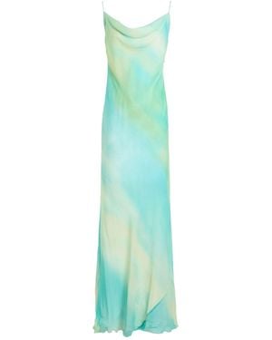 MVP WARDROBE Sky Maxi Dress Silk - Green