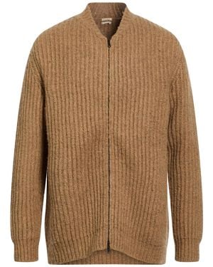 Massimo Alba Camel Cardigan Wool, Cashmere - Brown