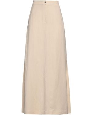 Antonelli Maxi Skirt Viscose, Linen - Natural