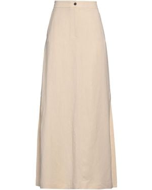 Antonelli Maxi Skirt Viscose, Linen - Natural
