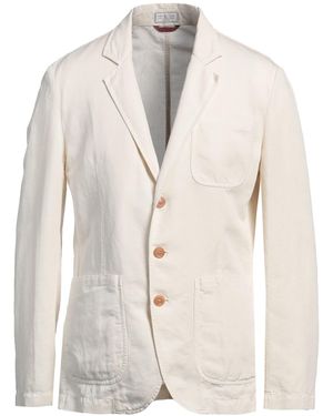 Brunello Cucinelli Blazer Linen, Cotton - White