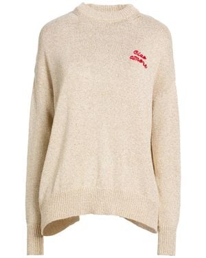 Giada Benincasa Ciao Amore Sweater Viscose, Metallic Polyester - Natural